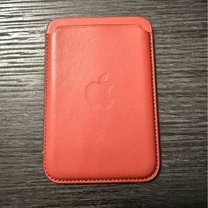 Apple Coral Leather Phone Wallet